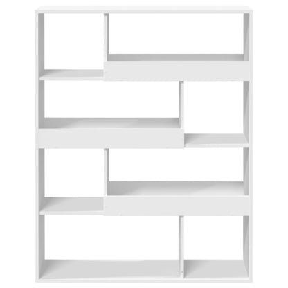 vidaXL Bookcase White 100x33x125,5 cm Engineered Wood
