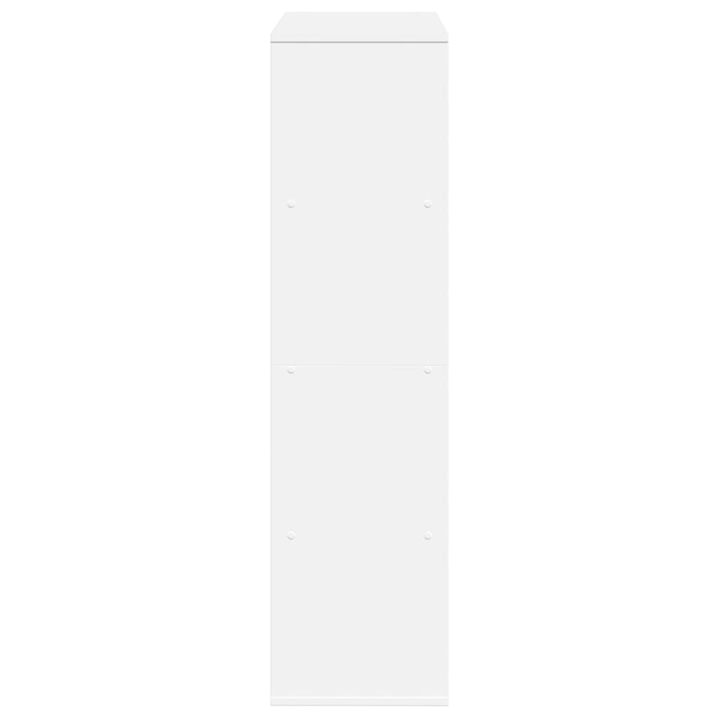 vidaXL Bookcase White 100x33x125,5 cm Engineered Wood