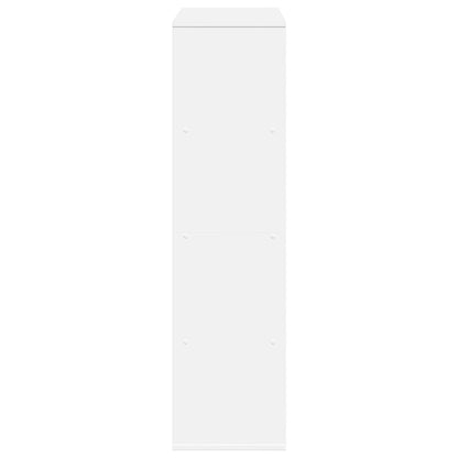 vidaXL Bookcase White 100x33x125,5 cm Engineered Wood
