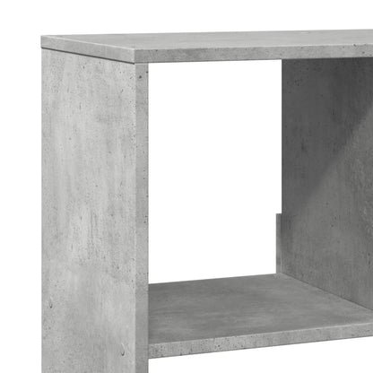 vidaXL Bookcase Concrete Grey 100x33x125,5 cm Engineered Wood