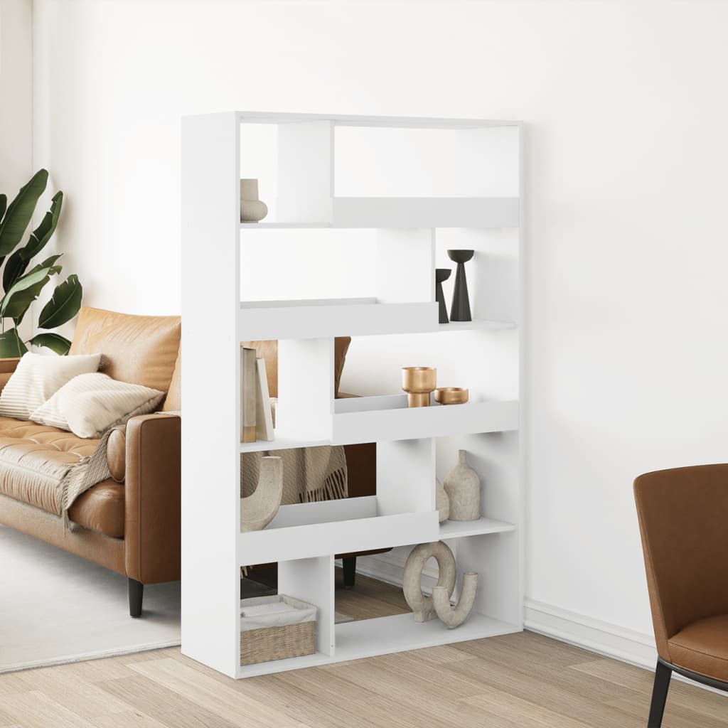 vidaXL Bookcase White 100x33x156,5 cm Engineered Wood