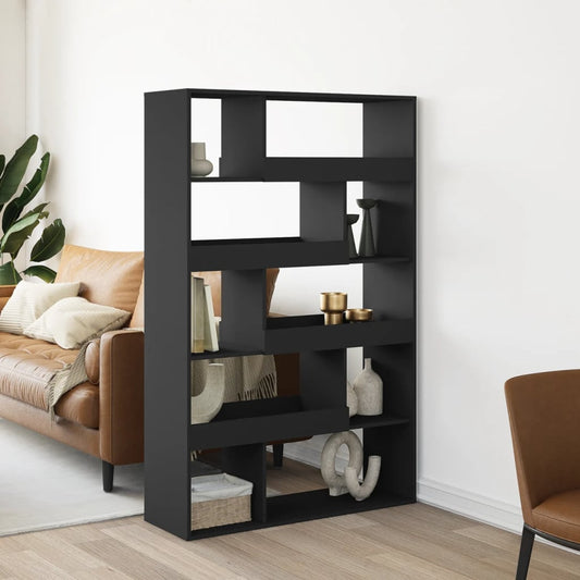 vidaXL Bookcase Black 100x33x156,5 cm Engineered Wood