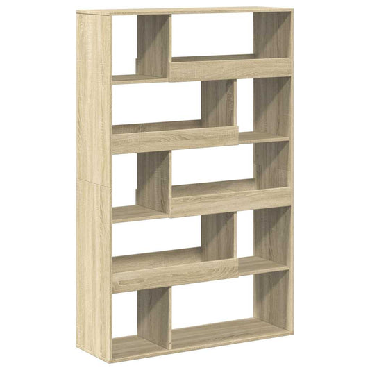 vidaXL Bookcase Sonoma Oak 100x33x156,5 cm Engineered Wood
