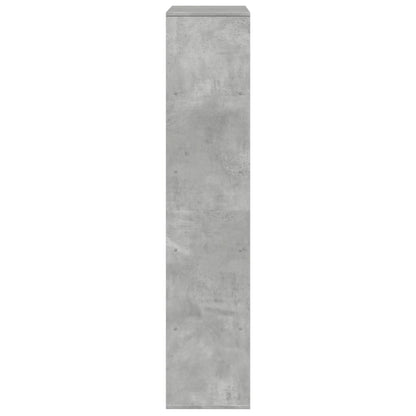 vidaXL Bookcase Concrete Grey 100x33x156,5 cm Engineered Wood