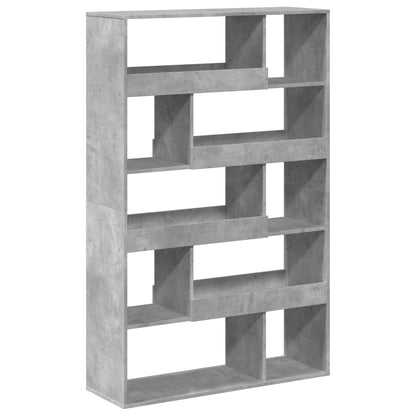 vidaXL Bookcase Concrete Grey 100x33x156,5 cm Engineered Wood