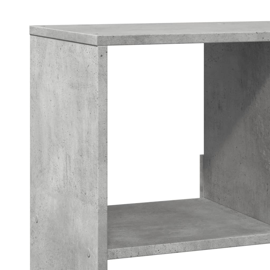 vidaXL Bookcase Concrete Grey 100x33x156,5 cm Engineered Wood