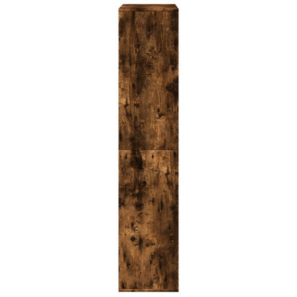 vidaXL Bookcase Smoked Oak100x33x156,5 cm Engineered Wood