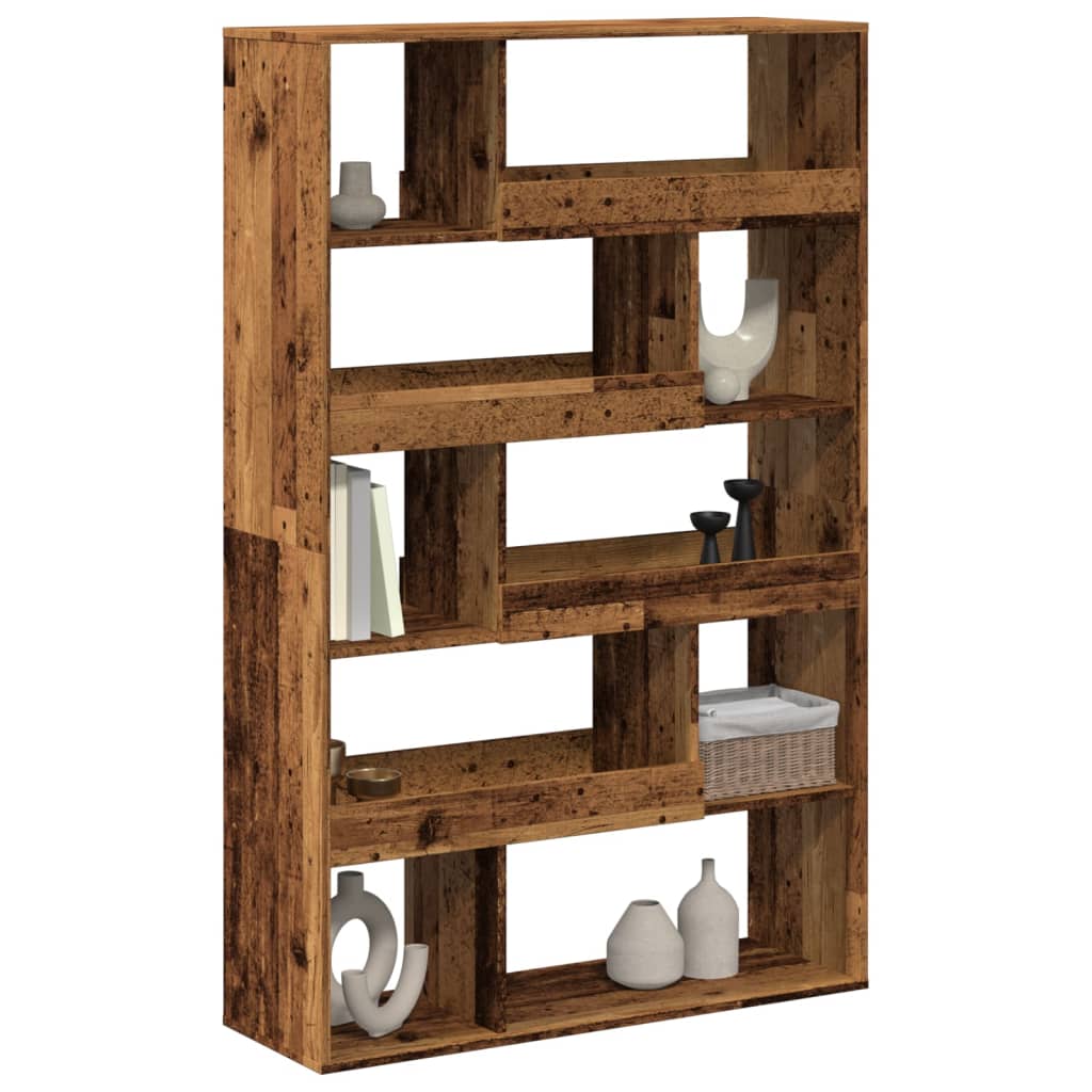 vidaXL Bookcase Old Wood 100x33x156,5 cm Engineered Wood