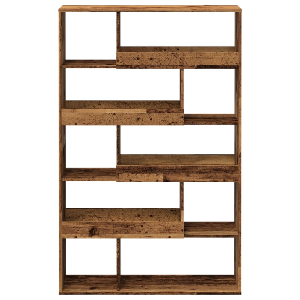 vidaXL Bookcase Old Wood 100x33x156,5 cm Engineered Wood