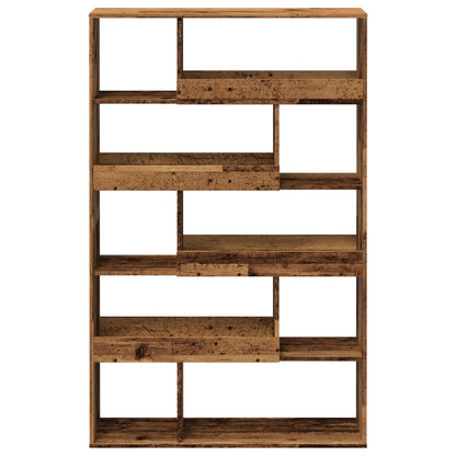 vidaXL Bookcase Old Wood 100x33x156,5 cm Engineered Wood
