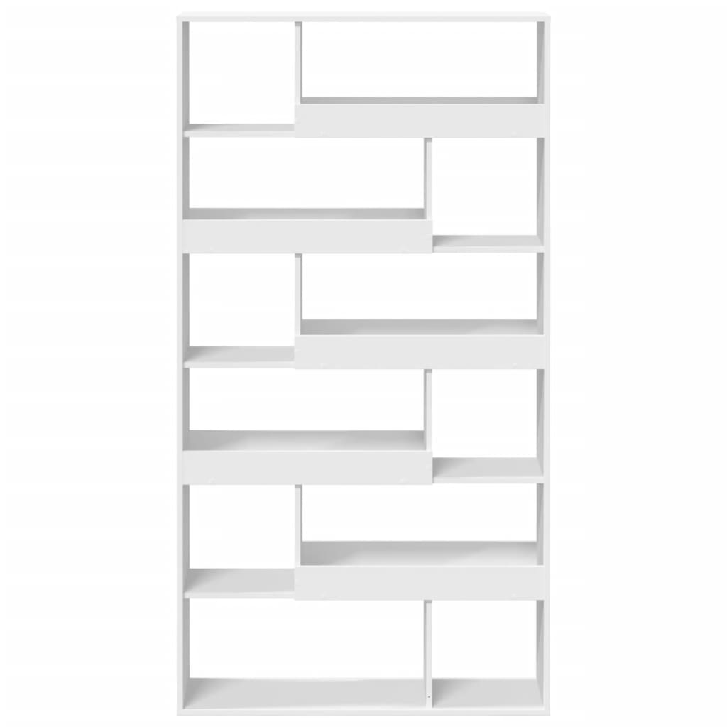 vidaXL Bookcase White 100x33x187,5 cm Engineered Wood