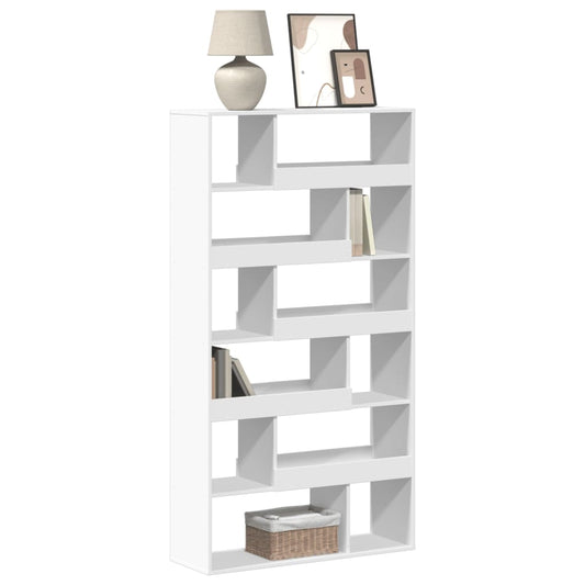vidaXL Bookcase White 100x33x187,5 cm Engineered Wood