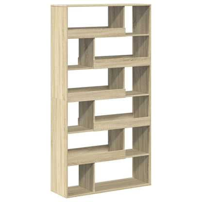 vidaXL Bookcase Sonoma Oak 100x33x187,5 cm Engineered Wood