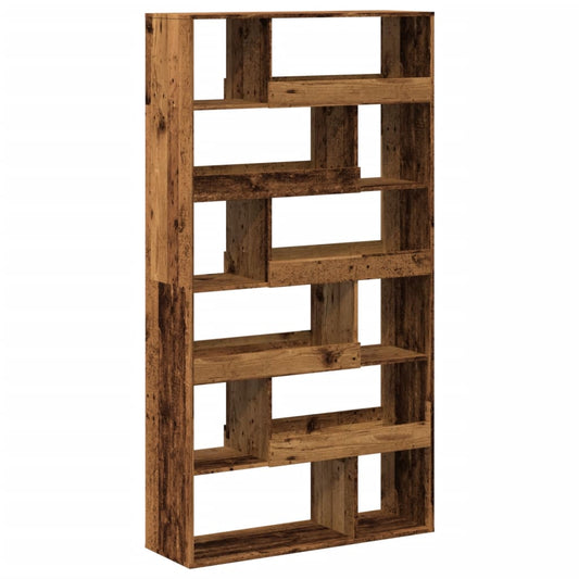 vidaXL Bookcase Old Wood 100x33x187,5 cm Engineered Wood