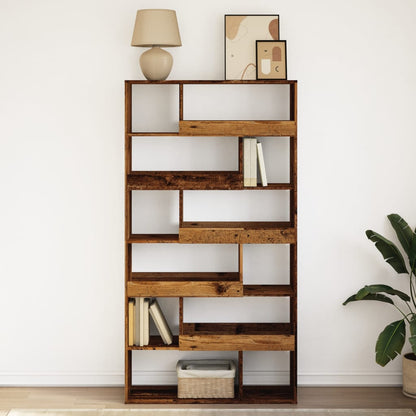vidaXL Bookcase Old Wood 100x33x187,5 cm Engineered Wood