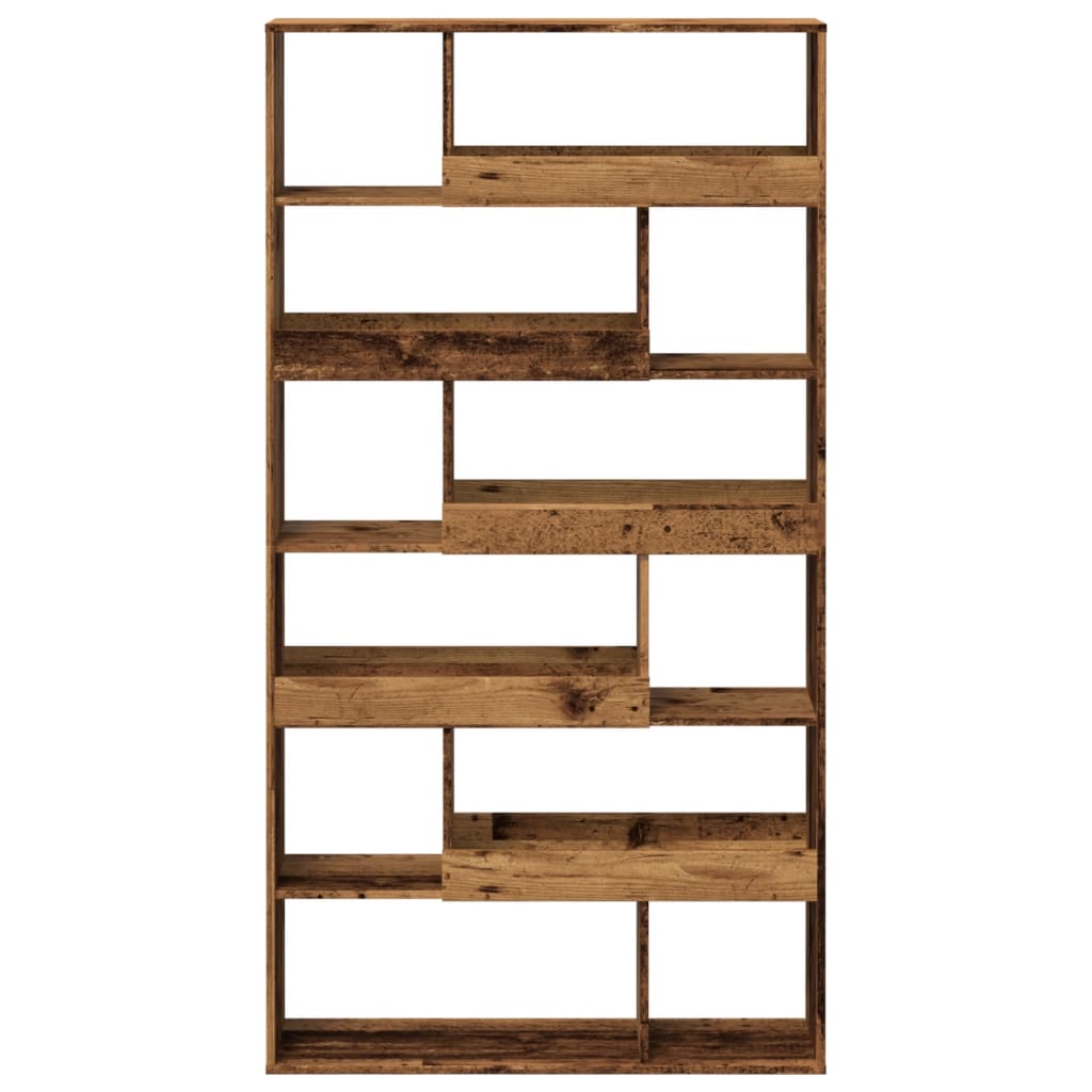 vidaXL Bookcase Old Wood 100x33x187,5 cm Engineered Wood