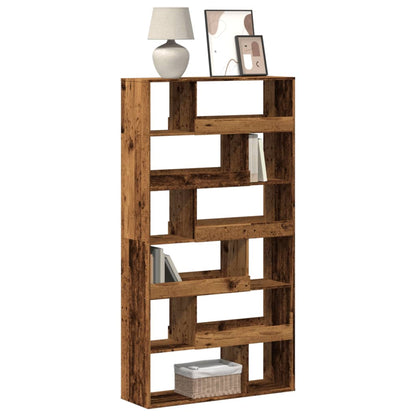 vidaXL Bookcase Old Wood 100x33x187,5 cm Engineered Wood