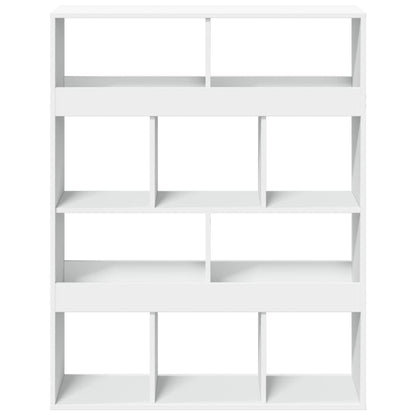 vidaXL Bookcase White 100x33x125,5 cm Engineered Wood