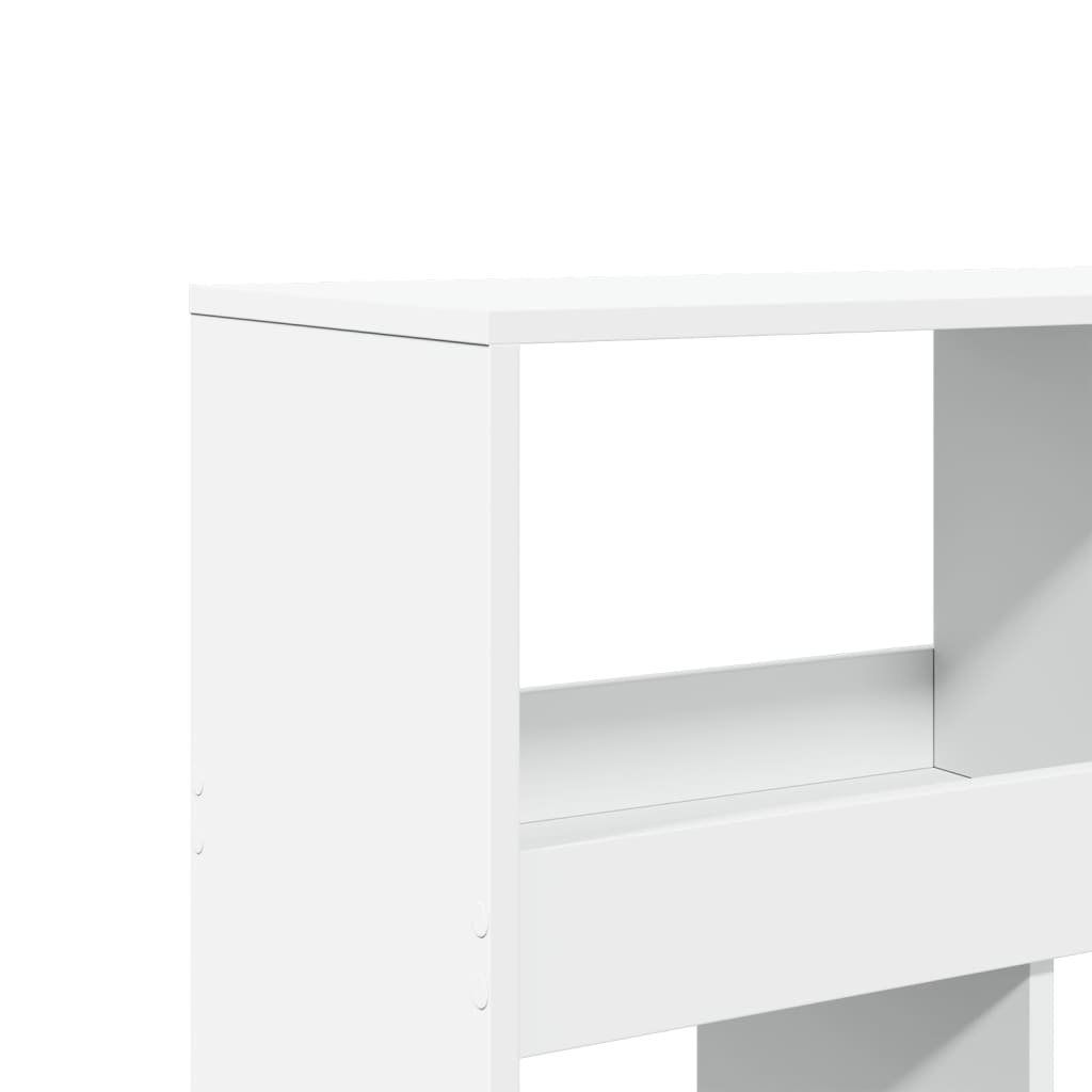 vidaXL Bookcase White 100x33x125,5 cm Engineered Wood