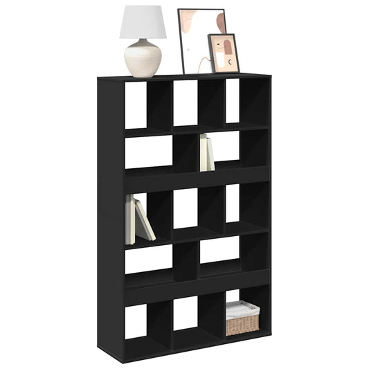 vidaXL Bookcase Black 100x33x156,5 cm Engineered Wood