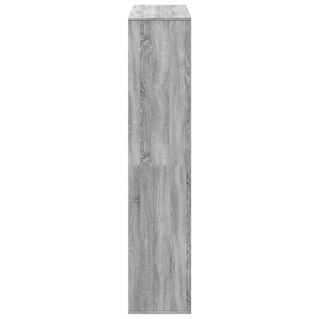 vidaXL Bookcase Grey Sonoma 100x33x156.5 cm Engineered Wood