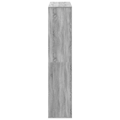 vidaXL Bookcase Grey Sonoma 100x33x156,5 cm Engineered Wood