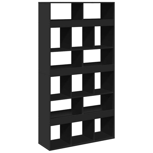 vidaXL Bookcase Black 100x33x187,5 cm Engineered Wood