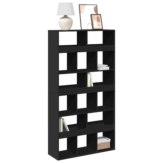 vidaXL Bookcase Black 100x33x187,5 cm Engineered Wood