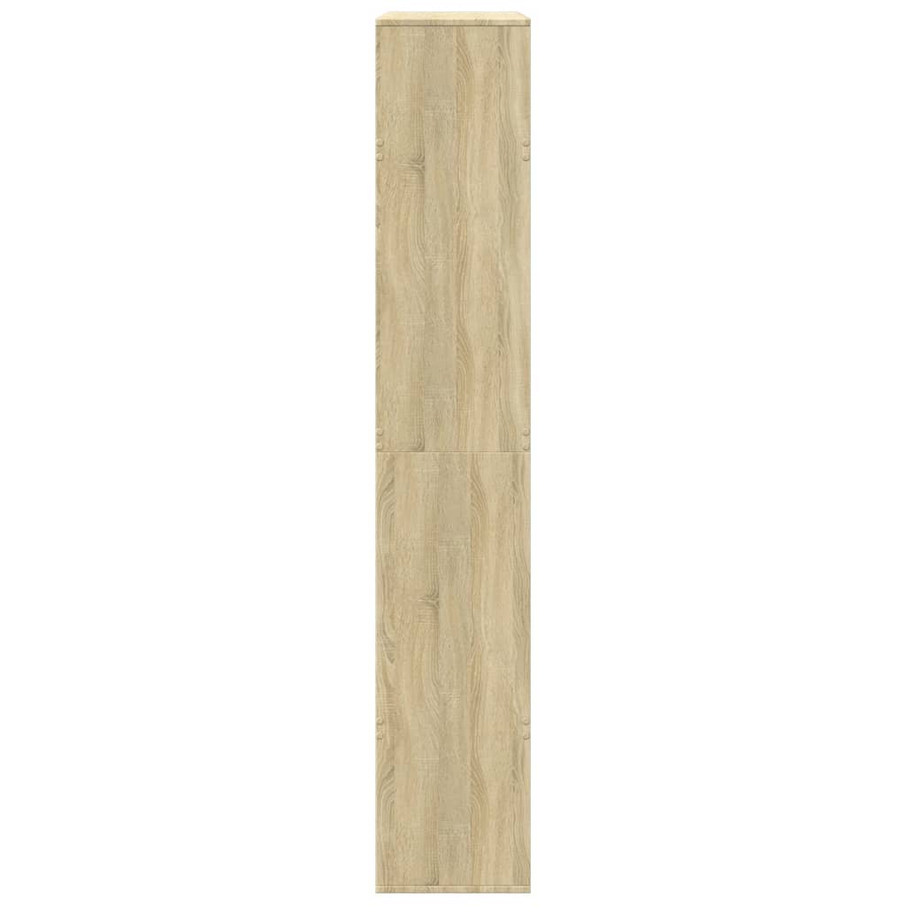 vidaXL Bookcase Sonoma Oak 100x33x187.5 cm Engineered Wood