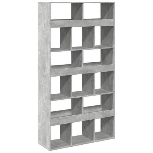 vidaXL Bookcase Concrete Grey 100x33x187,5 cm Engineered Wood