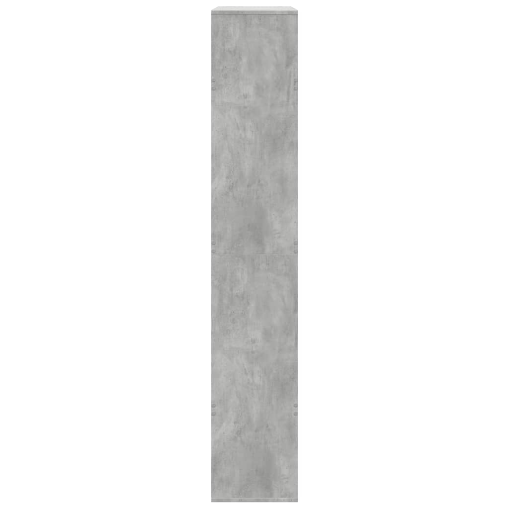 vidaXL Bookcase Concrete Grey 100x33x187,5 cm Engineered Wood