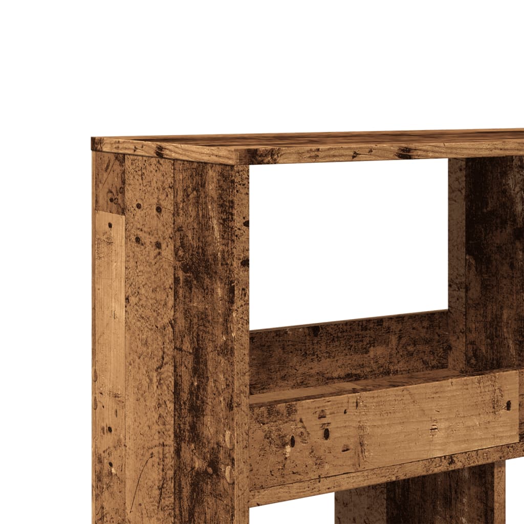 vidaXL Bookcase Old Wood 100x33x187.5 cm Engineered Wood