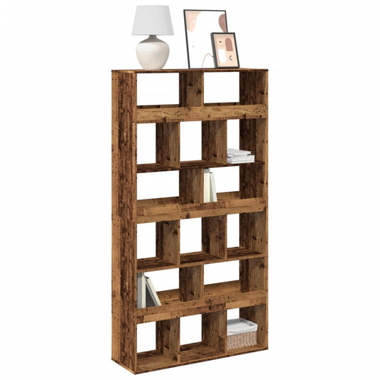 vidaXL Bookcase Old Wood 100x33x187,5 cm Engineered Wood