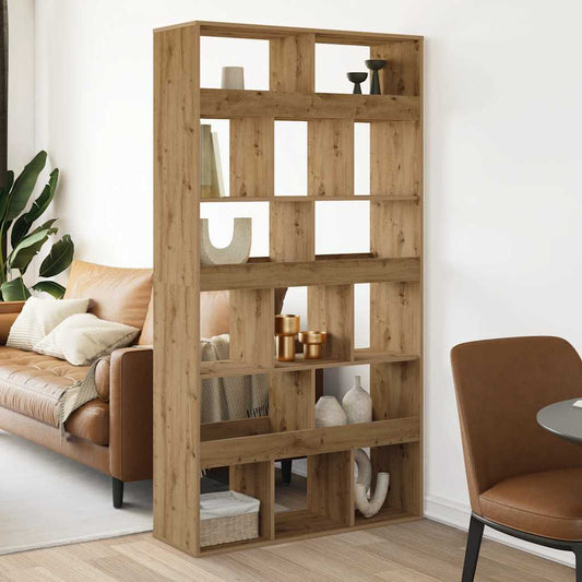 vidaXL Bookcase Artisan Oak 100x33x187,5 cm Engineered Wood