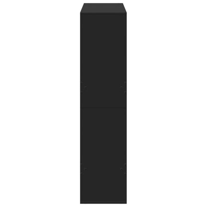 vidaXL Bookcase Black 100x33x135 cm Engineered Wood