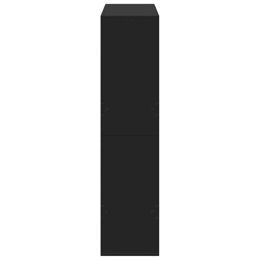 vidaXL Bookcase Black 100x33x135 cm Engineered Wood