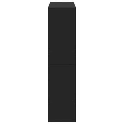 vidaXL Bookcase Black 100x33x135 cm Engineered Wood