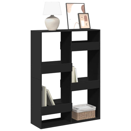vidaXL Bookcase Black 100x33x135 cm Engineered Wood