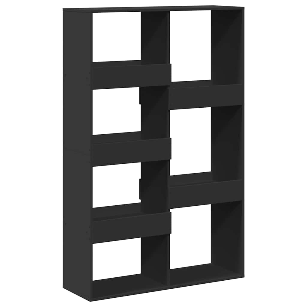 vidaXL Bookcase Black 100x33x155.5 cm Engineered Wood