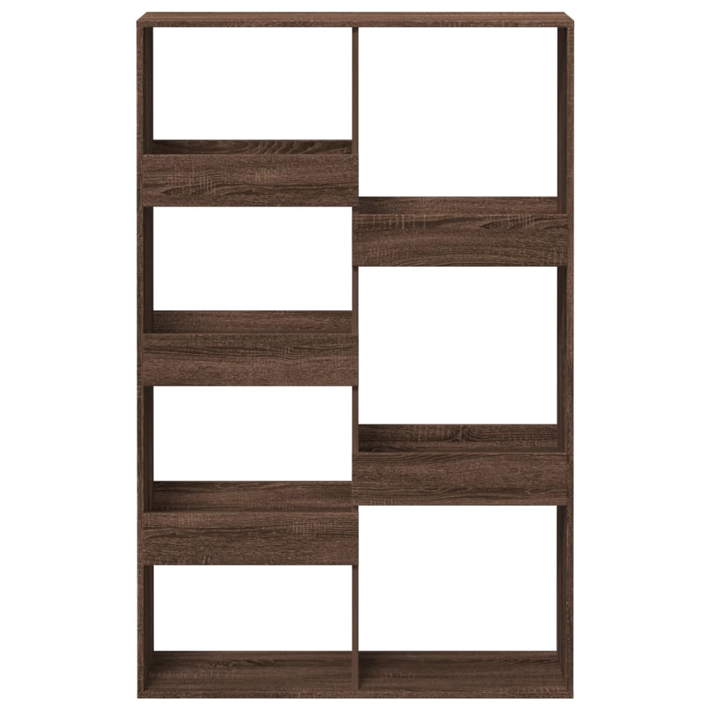 vidaXL Bookcase Brown Oak 100x33x155.5 cm Engineered Wood