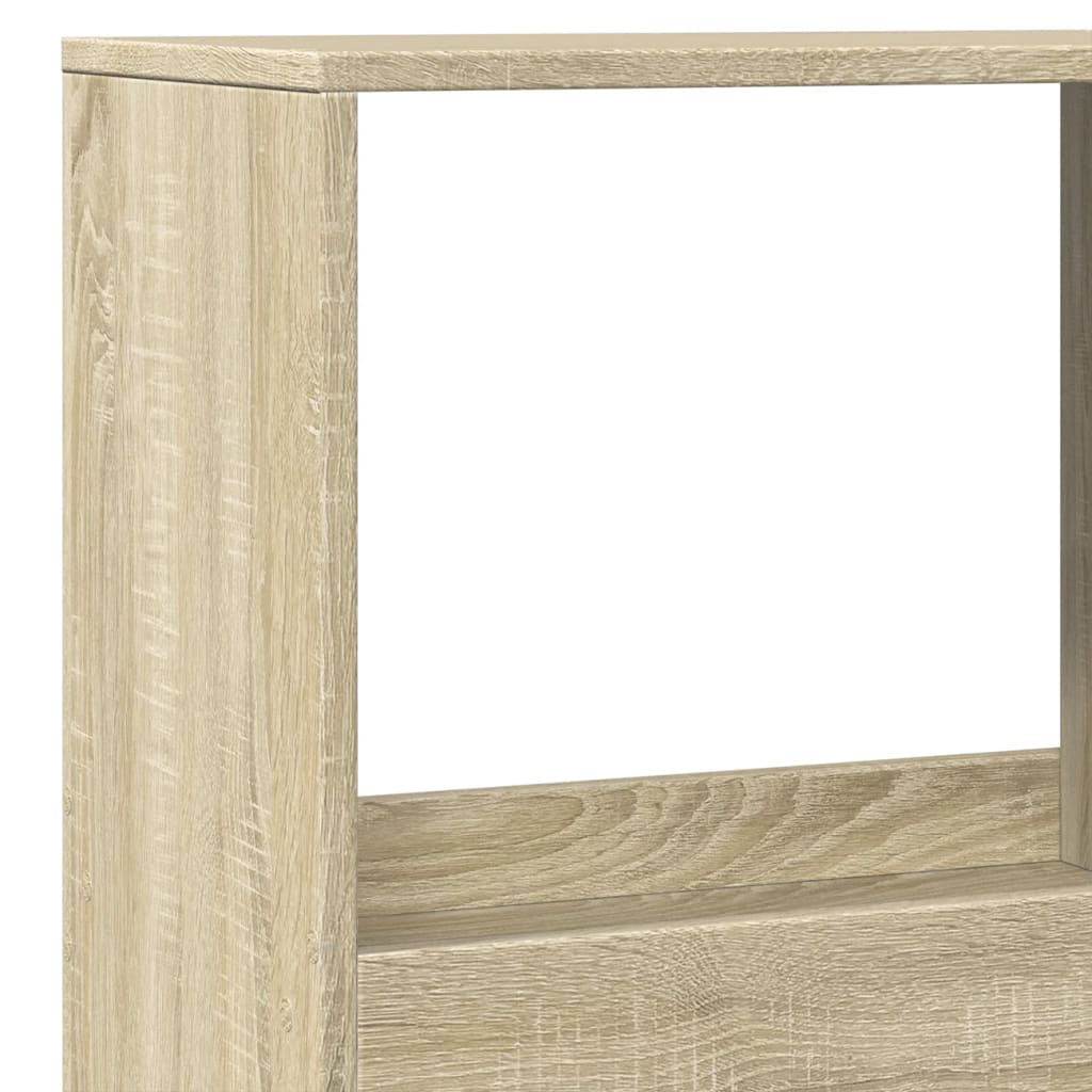 vidaXL Bookcase Sonoma Oak 100x33x175 cm Engineered Wood