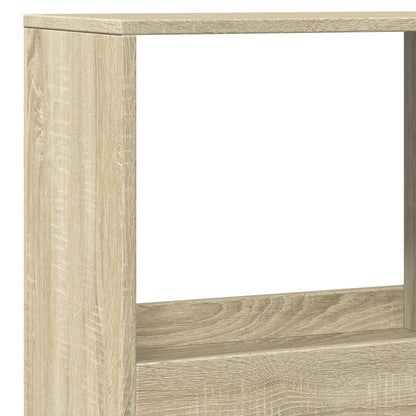 vidaXL Bookcase Sonoma Oak 100x33x175 cm Engineered Wood