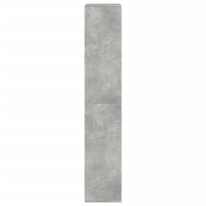 vidaXL Bookcase Concrete Grey 100x33x175 cm Engineered Wood