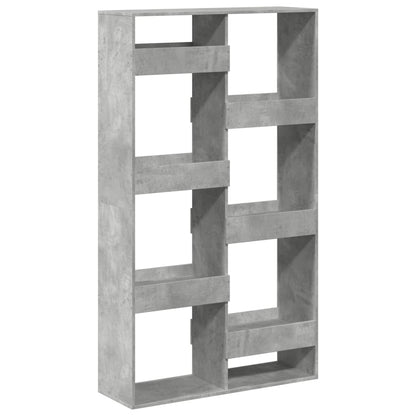vidaXL Bookcase Concrete Grey 100x33x175 cm Engineered Wood