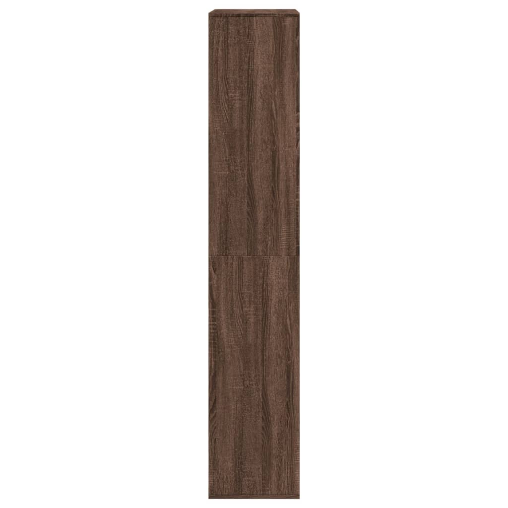 vidaXL Bookcase Brown Oak 100x33x175 cm Engineered Wood