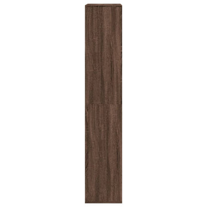 vidaXL Bookcase Brown Oak 100x33x175 cm Engineered Wood