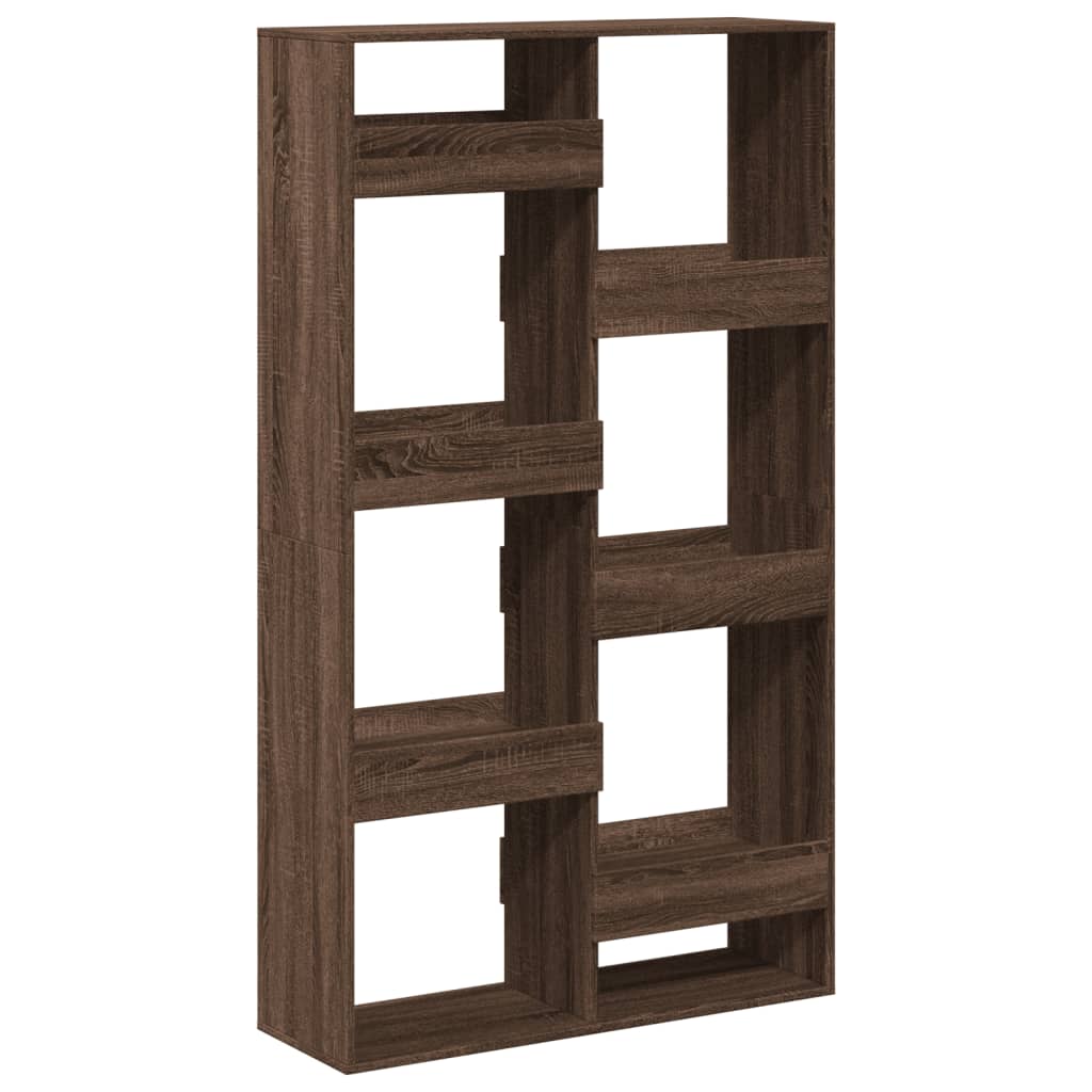 vidaXL Bookcase Brown Oak 100x33x175 cm Engineered Wood