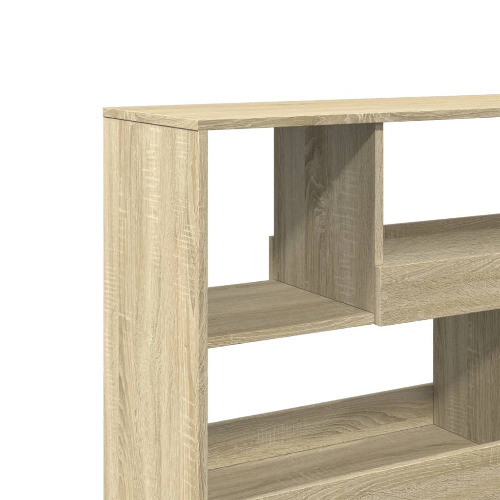 vidaXL Room Divider Sonoma Oak 100x33x94.5 cm Engineered Wood
