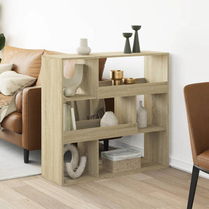 vidaXL Room Divider Sonoma Oak 100x33x94.5 cm Engineered Wood