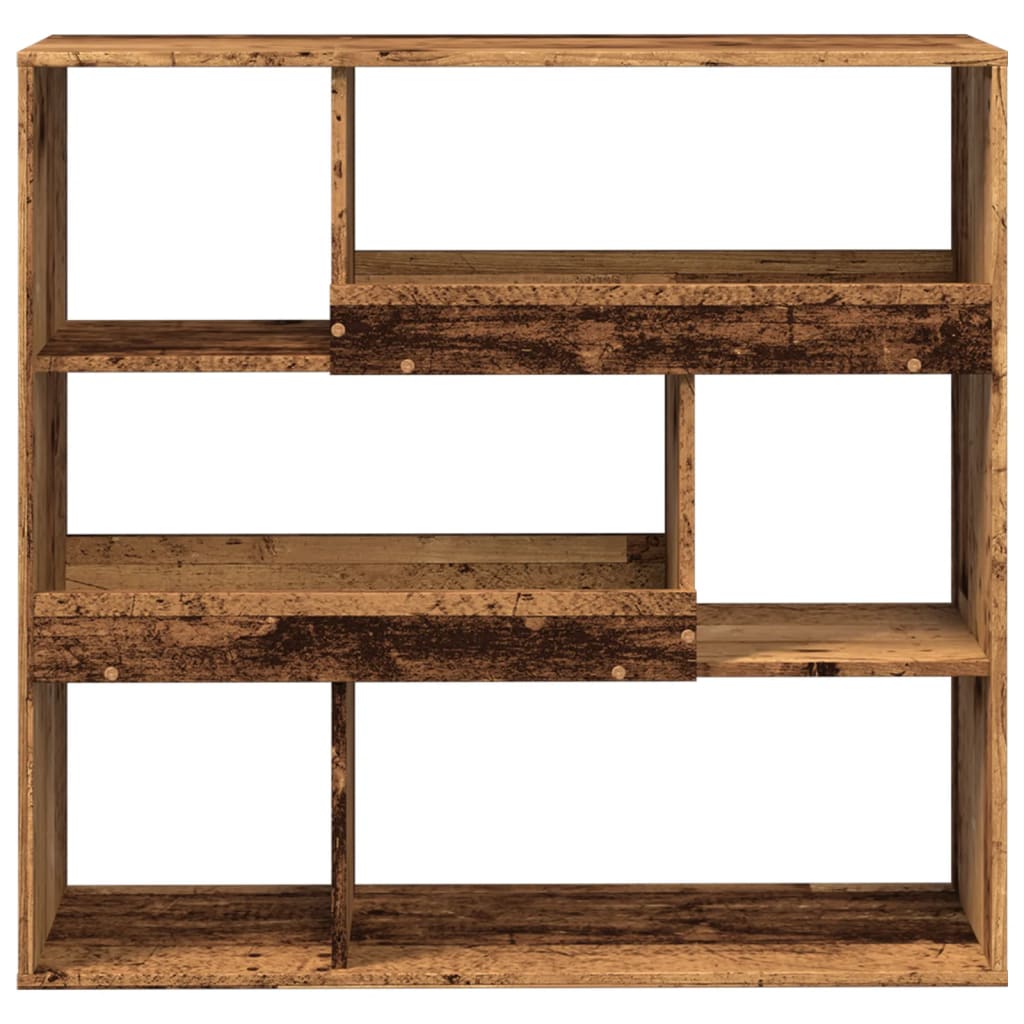 vidaXL Room Divider Old Wood 100x33x94.5 cm Engineered Wood